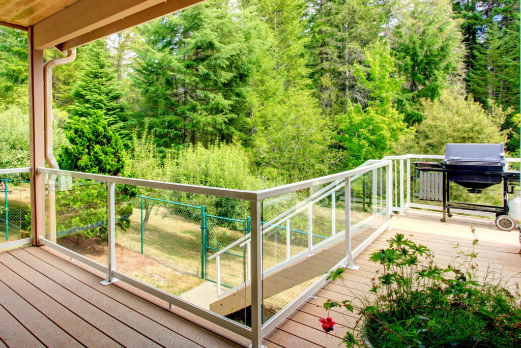 Glass Deck Rail Inserts